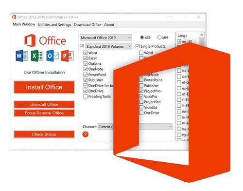 KMSAuto Net 2019 v1.5.4 ทำให้ Win10, Office2016 เป็นของแท้